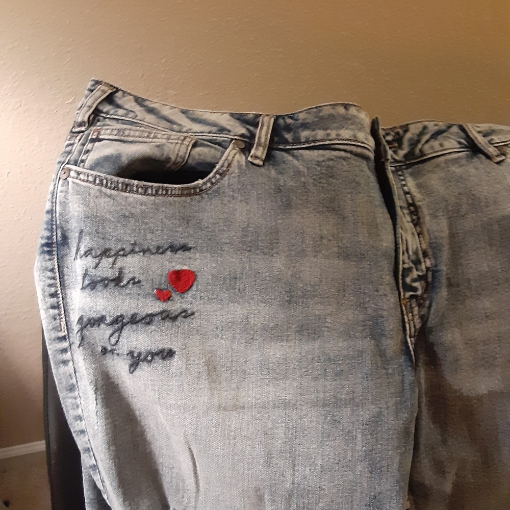 Plus size Silver jeans